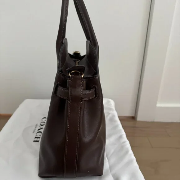 Coach Soft Empire Carryall Bag 40 Brown - Picture 8 of 14